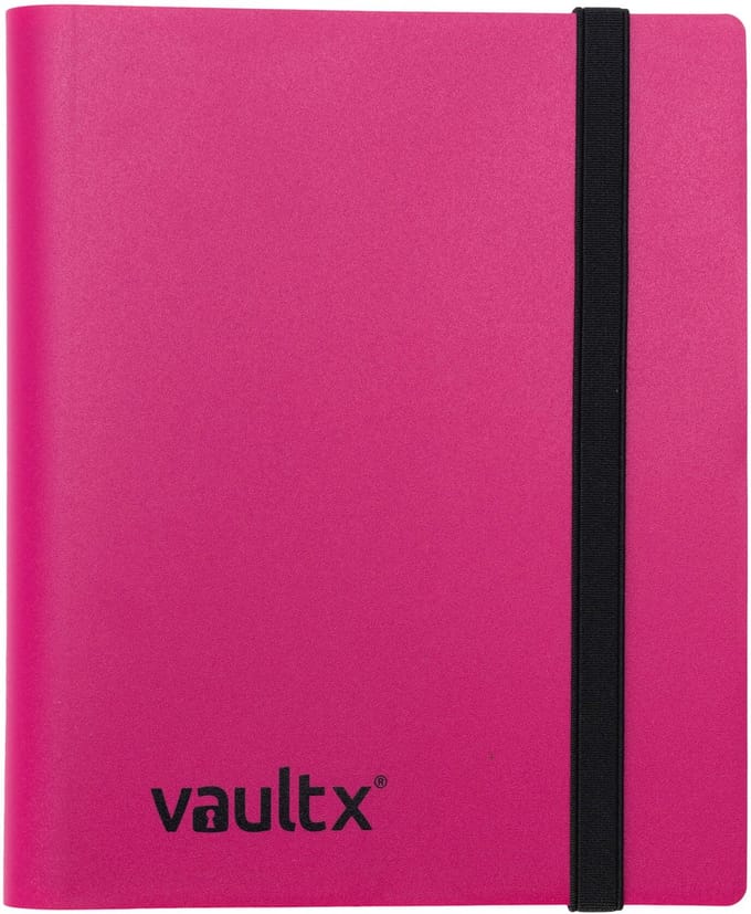 Vault X 4-Pocket Strap Binder - Verzamelmap - 160 Kaarten/ Roze