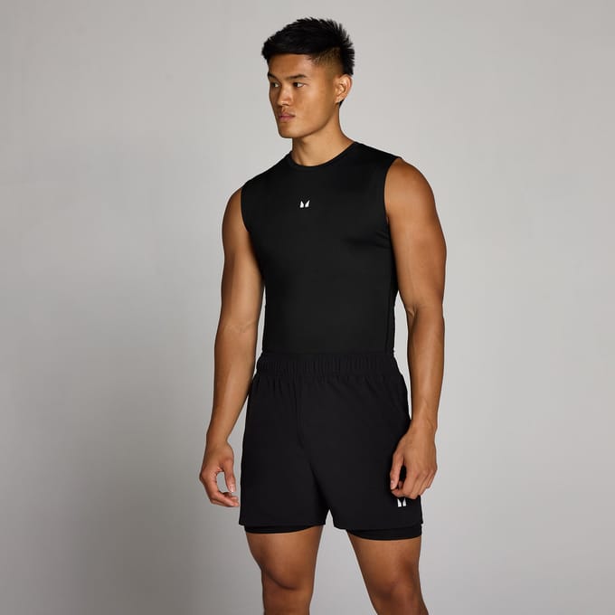 MP Heren Basislaag Tanktop - Zwart - L
