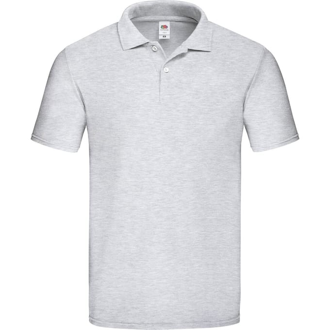 Fruit of the Loom Heren Origineel Polo Shirt (Heide Grijs)