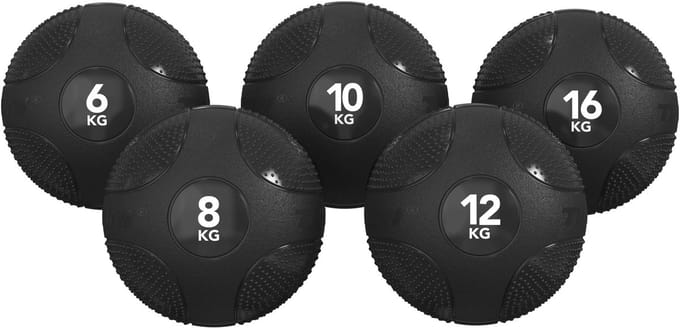 Tunturi Platinum slam ball - 6-16kg - Zwart