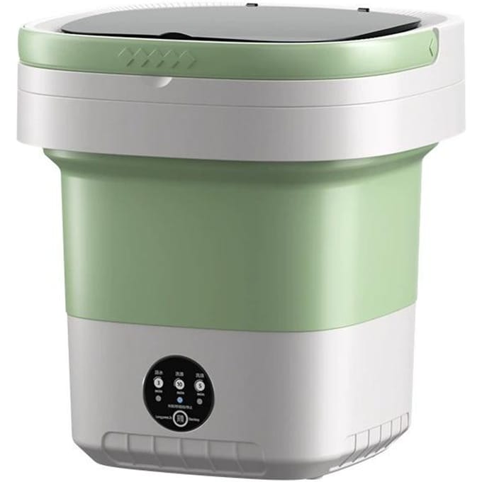 Lavadora plegable portátil automática para ropa interior y calcetines mini lavadora de 12L gray