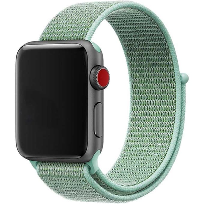 2+1 | Apple Watch Bandje Osvo - Geweven - Nylon - Groen