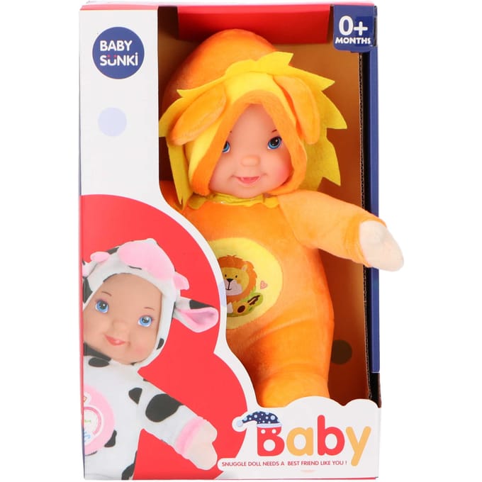 Babypop Pluche met Geluid - Leeuw