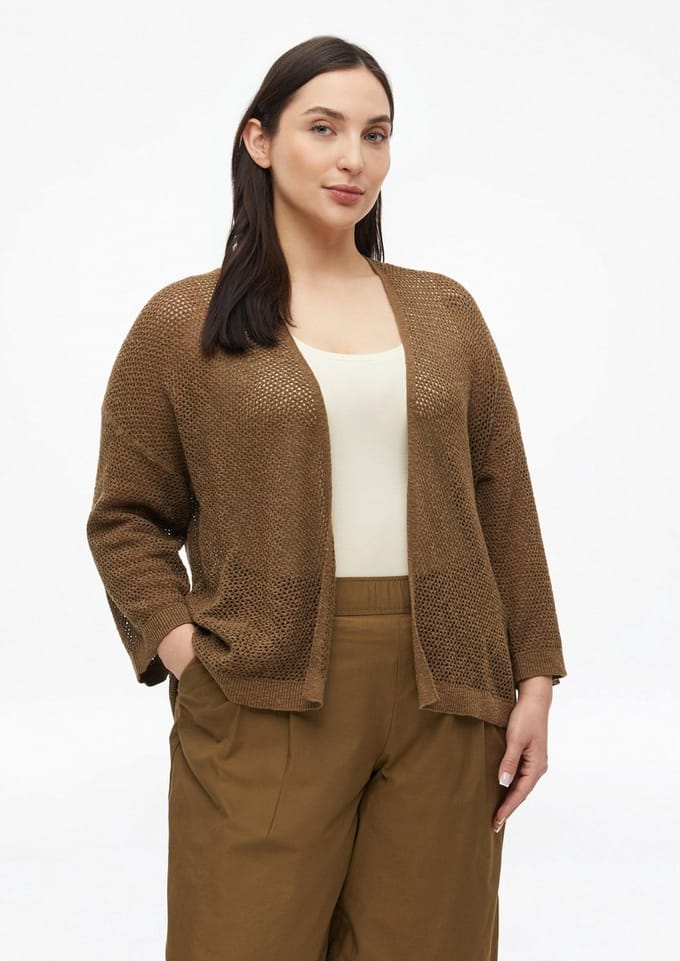 Oversized Luchtige Cardigan met Korte Mouwen Dames s.Oliver