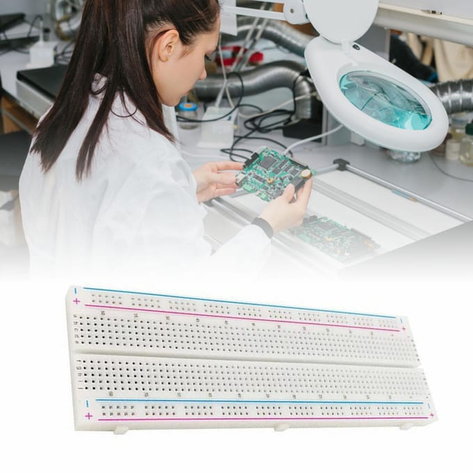 10 stuks 830 gaten breadboard ABS 830 punten soldeerloos breadboard doe-het-zelf elektronisch project