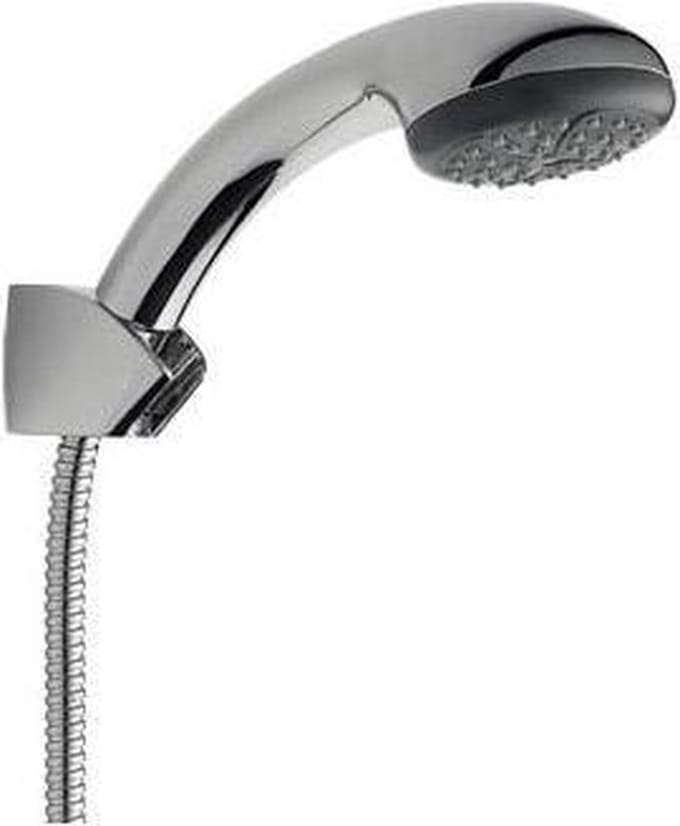 Plieger Start Badset - 1 stand - handdouche - Doorsnede ø 8 cm - Wandhouder - Chroom