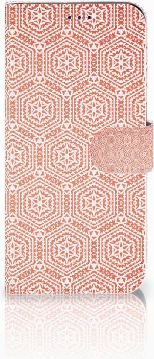 Samsung Galaxy A50 Telefoon Hoesje Pattern Orange