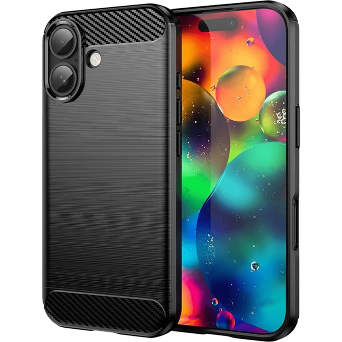 Mocaa Apple iPhone 17 Brushed Hoesje Zwart