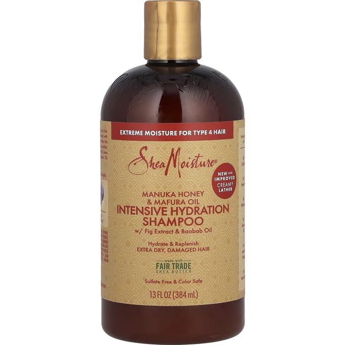 Manuka Honing & Mafura Olie, Intensief Hydraterende Shampoo, Extra Droog, Beschadigd Haar, 13 fl oz (384 ml)