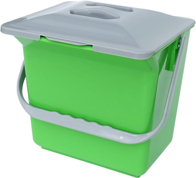 Compostbak Keuken 6 Liter Groen voor Afvalscheiding