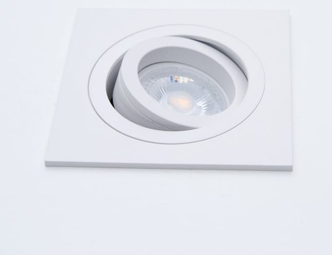 Nova Lux Inbouwspot Kantelbaar - Vierkant - GU10 - Wit