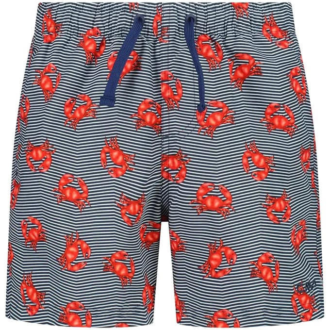 Gestreepte zwemshort met krabmotief kind CMP