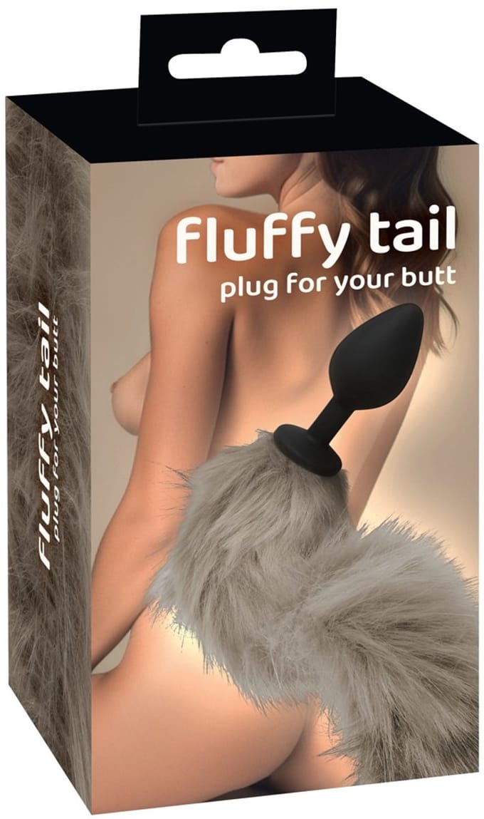 Fluffy Tail Grey