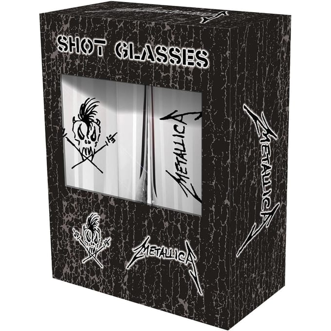 Metallica Shotglazenset - Scary Guy - voor Geen - transparant