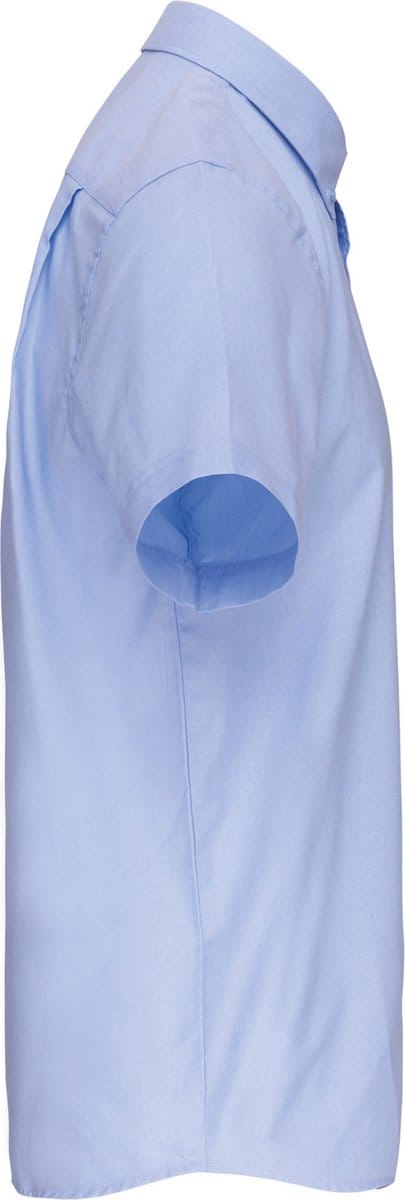 Kariban Heren non-iron micro sergé overhemd korte mouwen K539 - Bright Sky - L