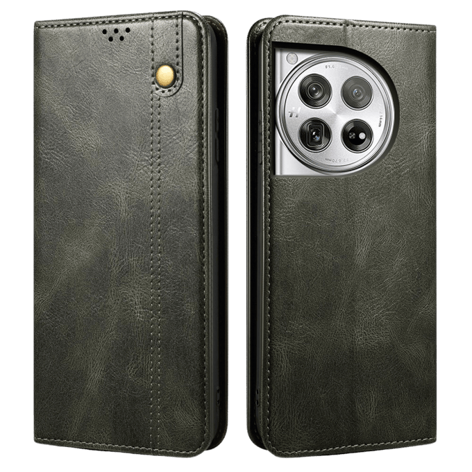 CaseBody OnePlus 12 Retro Bookcase Groen