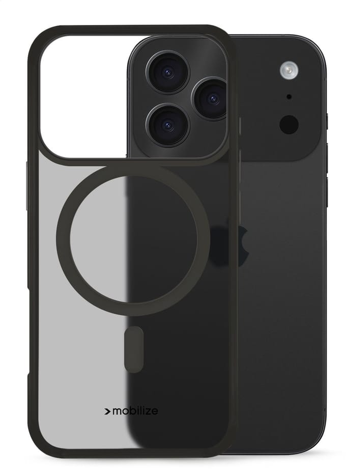 Mobilize Compatible Hybrid Pro Case - Geschikt voor Apple iPhone 17 Pro Max - Black - Geschikt voor MagSafe opladen