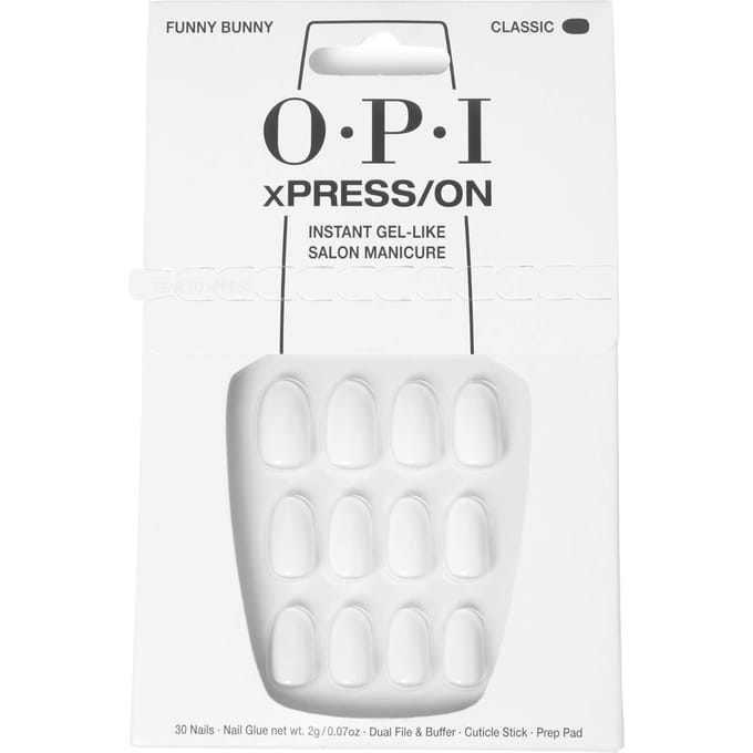 OPI xPRESS/ON - Funny Bunny Press On Nails Gel-Like Salon Manicure - EXCLUSIVE