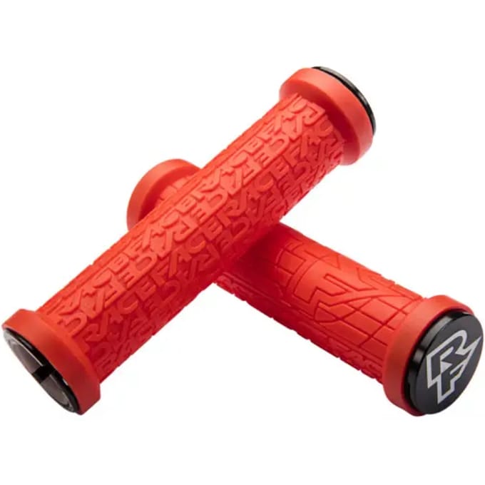 Race Face Grippler handvatten, red Diameter 30mm