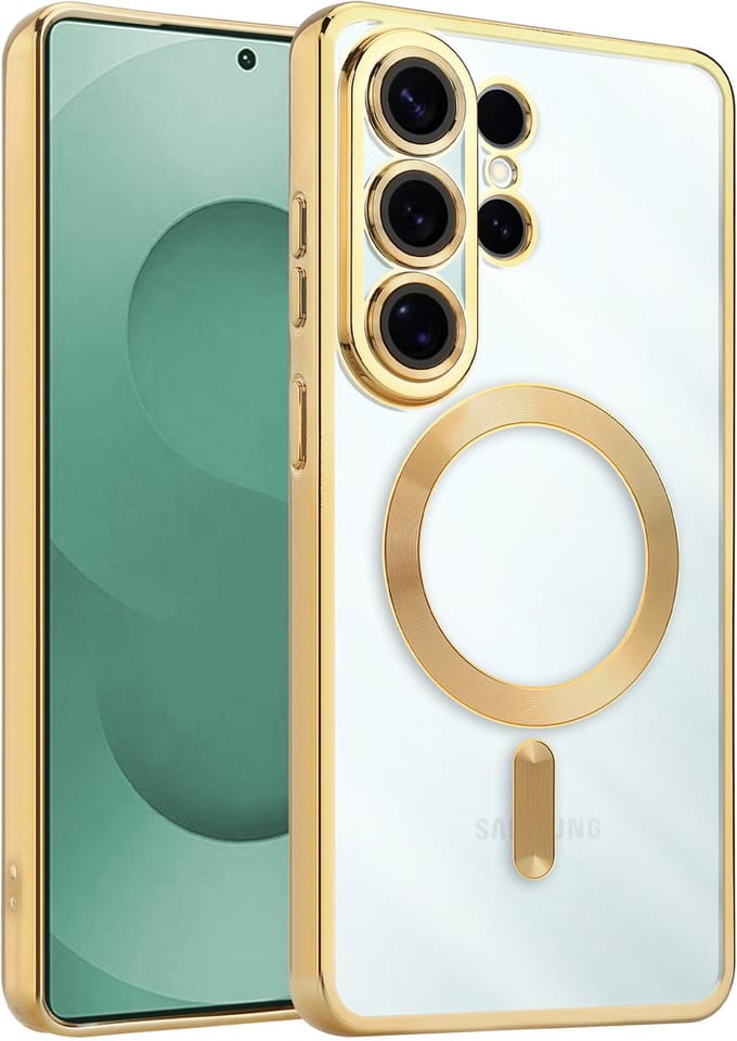 ShieldCase Back Cover - Hoesje Geschikt voor Samsung Galaxy S26 Ultra - Camera Slide Protection - Goud