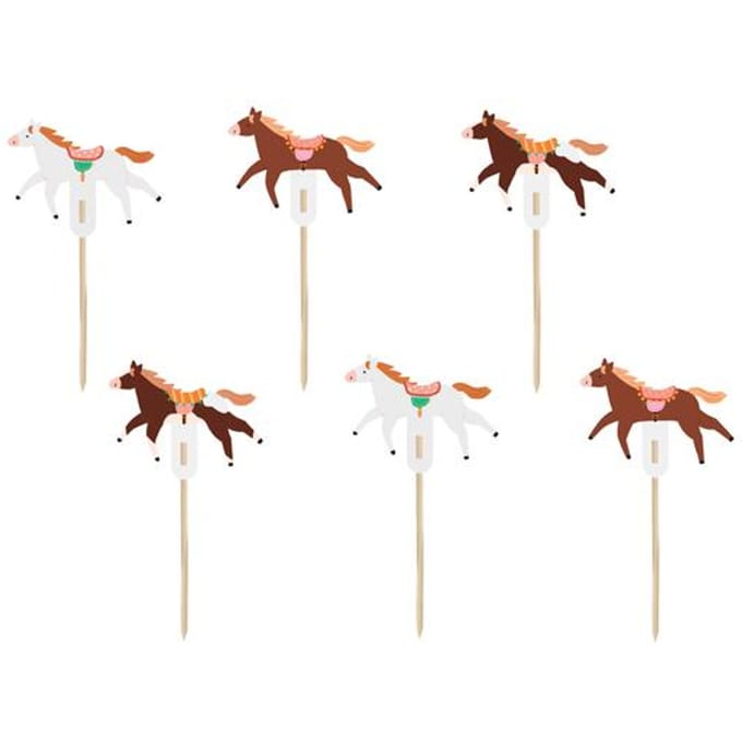 Paarden Multicolor - 6 stuks