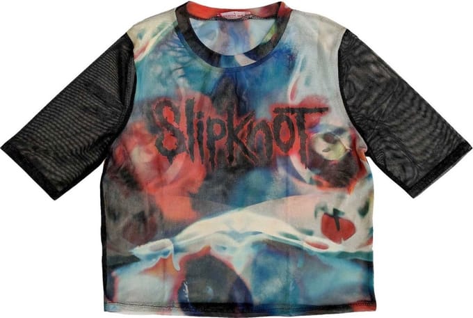 Slipknot - Face & Logo Crop top - XS - Multicolours