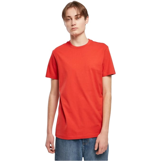 Urban Classics - Basic Heren Tshirt - 4XL - Rood