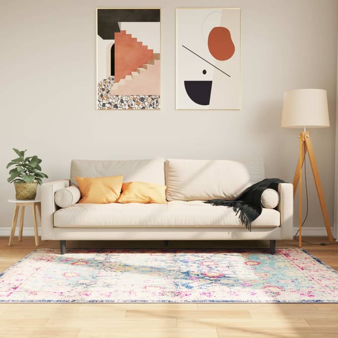vidaXL - Vloerkleed - wasbaar - 120x180 - cm - meerkleurig
