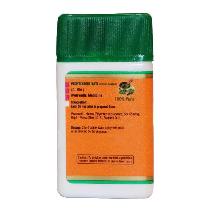 Vishtinduk Vati (40 comprimés, 65 mg), Vishtinduk Vati, Zandu