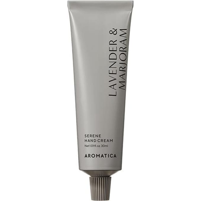 [AROMATICA] Serene Hand Cream Lavender & Marjoram 30ml gray