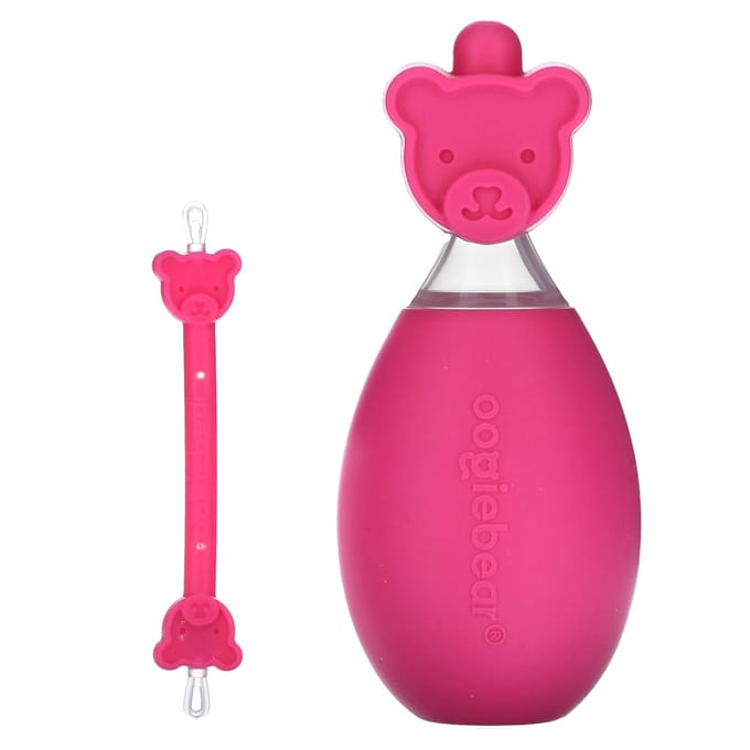 Oogiebear, berenbeurs, roze, 2 stuks