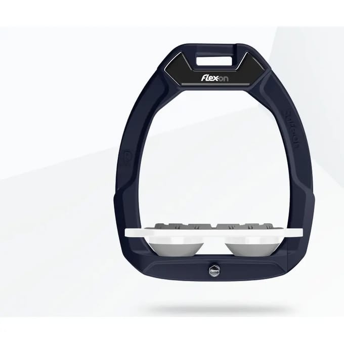 Veiligheidssporen Plat Grip Blauw/Wit/Grijs Flex-On Safe-On