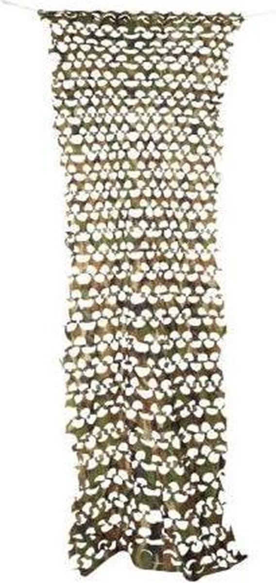 Camouflagenet 230 X 80Cm - Antraciet - 2 Persoons