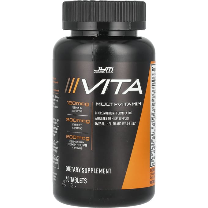 JYM Supplement Science, Vita, multivitamines, 60 comprimés