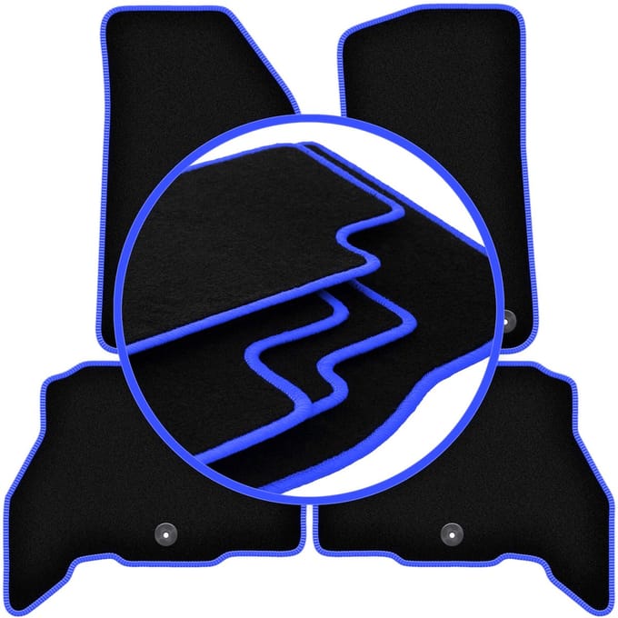 CARLUX-BLUE automatten voor: Jeep Wrangler JL 4XE 5-deurs (2021-2023)