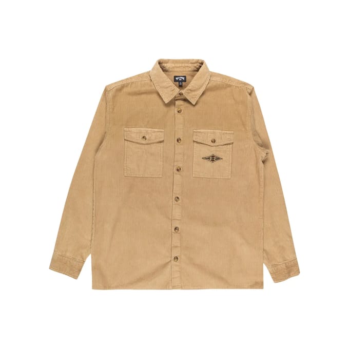 Billabong Bong Days Overhemd Met Lange Mouwen Beige S Man