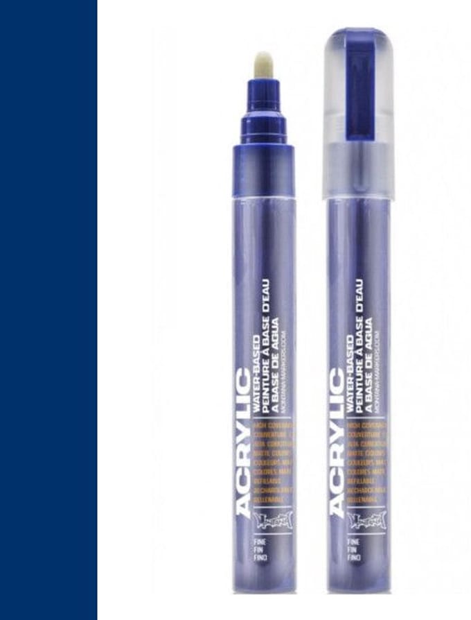 Montana ACRYLIC Marker 0.7 mm  Shock Blue Dark