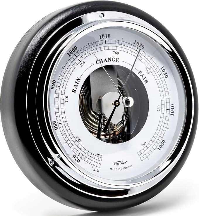 Barometer 1434B-06 - Nauwkeurige Luchtdrukmeter voor Weervoorspelling