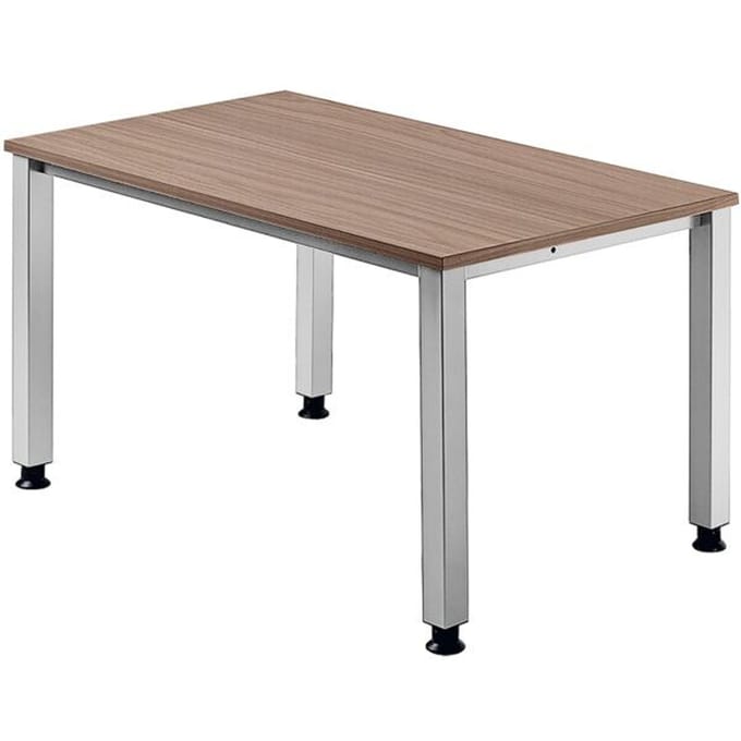 QUEO 12 S | Bureau - 120x80 Walnoot Tafelhoogte I In hoogte verstelbaar