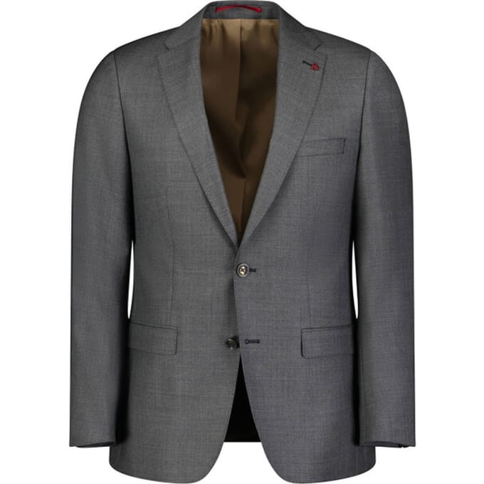 Roy Robson Colbert Fine Wool Natural Stretch Grijs / male