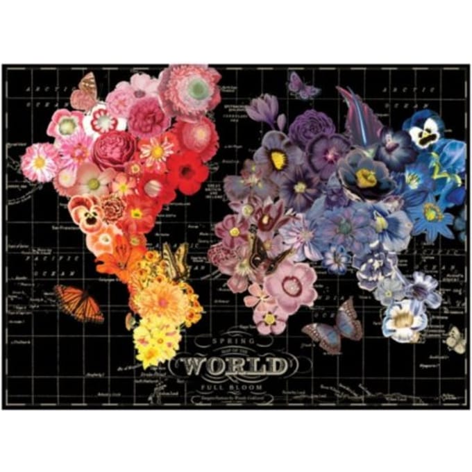 Wendy Gold Full Bloom 1000 Piece Puzzle - Gold, Wendy