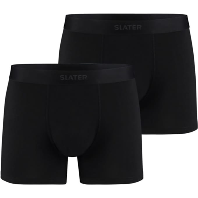 Slater 8820 - Bamboe Boxershort 2-pack zwart S