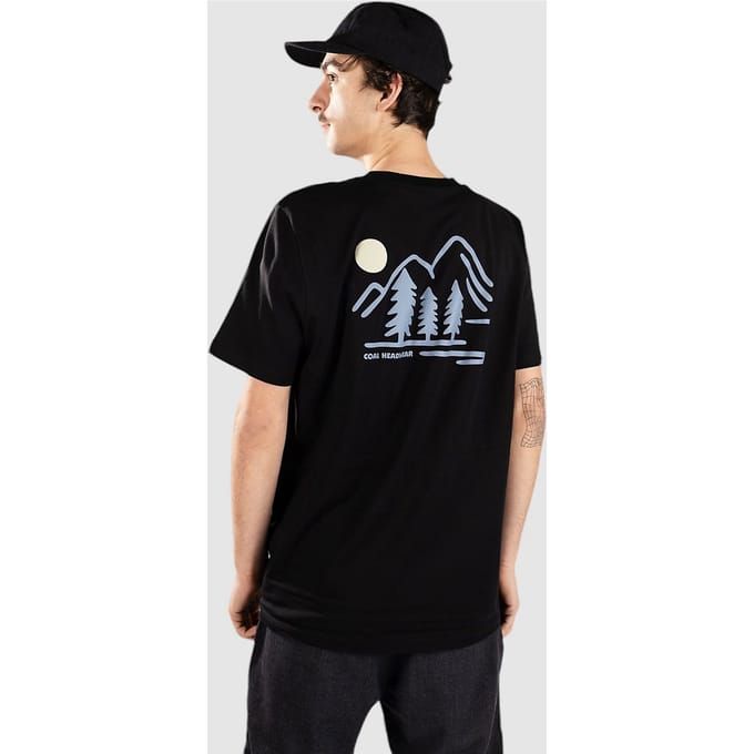 Coal Mountainscape 2.0 T-Shirt zwart