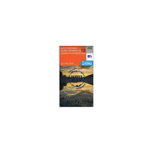 Loch Monar, Glen Cannich And Glen Strathfarrar - Ordnance Survey