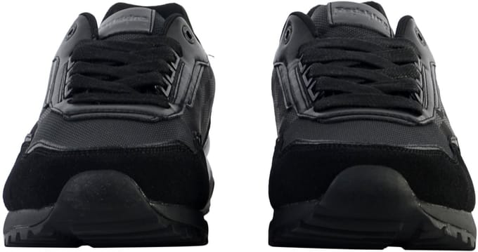 Orangy sneakers met veters