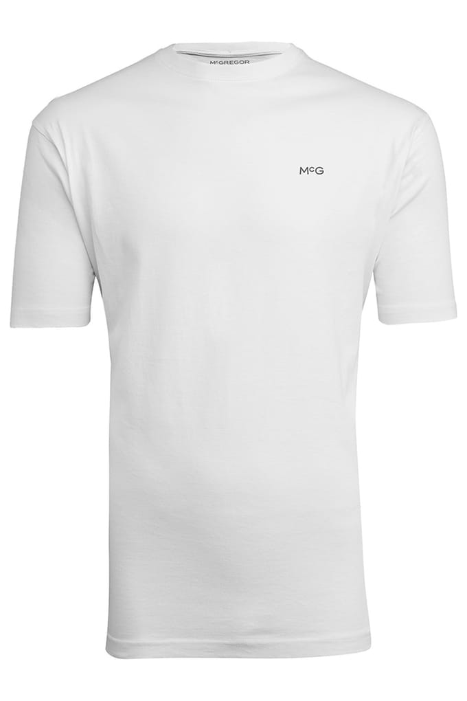 McGregor  T-shirt 6-pack White Maat: M | Basic T-Shirts Outlet | Heren | Wit