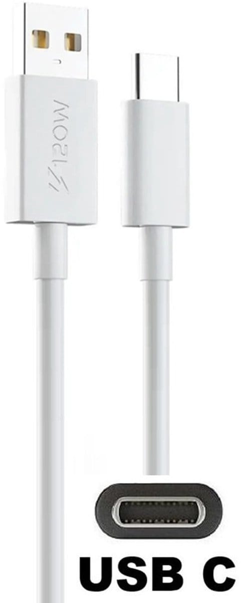 OneOne 1,0m USB C kabel. Sterke 60W laadkabel. Stevig oplaadkabel snoer past op Microsoft Xbox One Elite Controller 2, Xbox Series S Controller, Xbox Series X Controller
