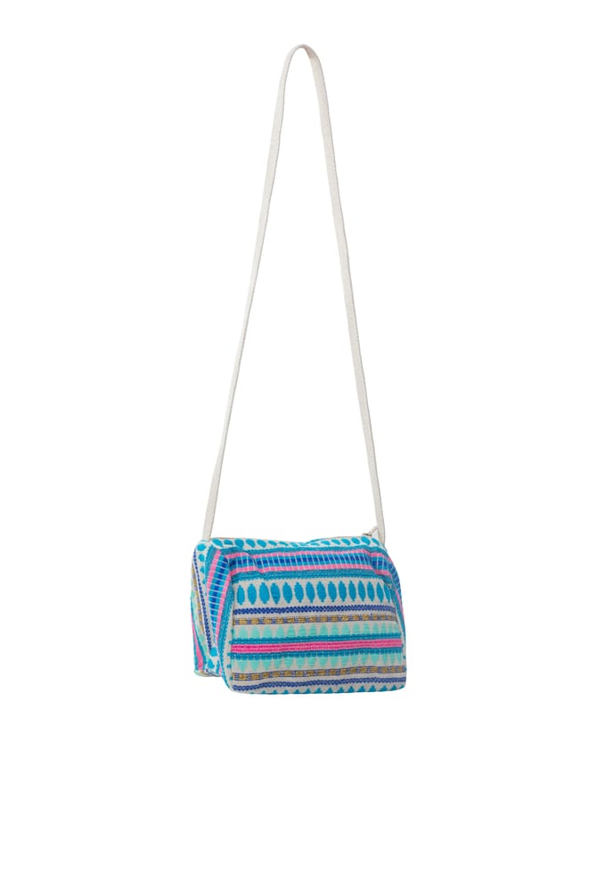 IZIA schoudertas Dames Blauw Veelkleurig