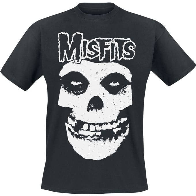 Misfits T-shirt - White Logo - S tot 4XL - voor Mannen - zwart