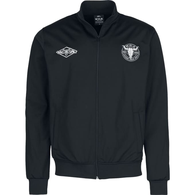 Wacken Open Air Trainingsjas - Soccer Trackjacket - S tot 5XL - voor Mannen - zwart
